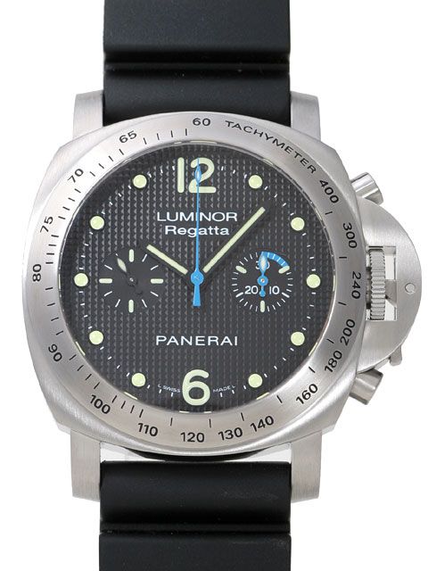 パネライ ルミノール スーパーコピーマリーナ PAM00308 レガッタ クロノグラフ 44mm ブラック