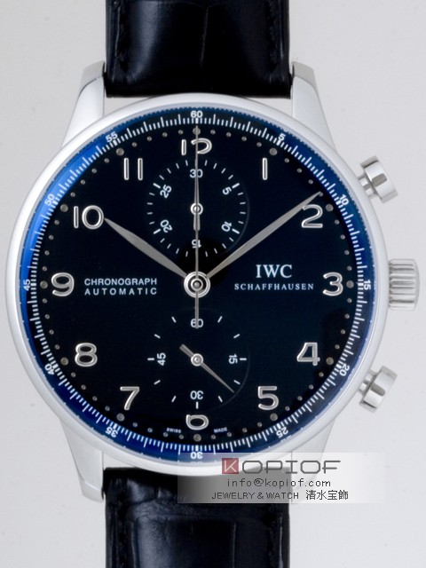 IWC ポルトギーゼ スーパーコピーIW371438 クロノグラフ ブラック