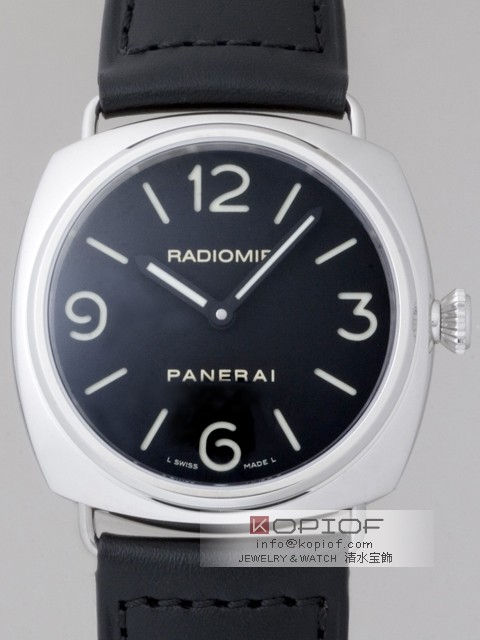 パネライ ラジオミール スーパーコピーラジオミールベース PAM00210 45mm シースルーバック ブラック