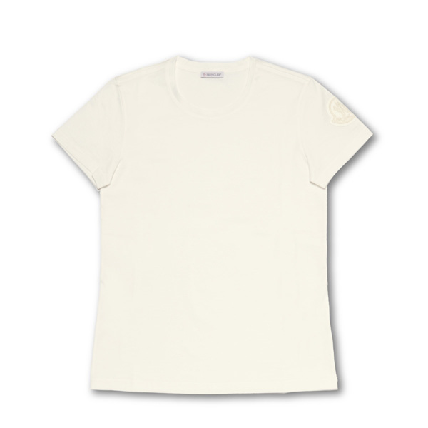 モンクレール MONCLER Tシャツ コピー レディース 8086261 V8002 035 半袖Tシャツ WHITE ホワイト