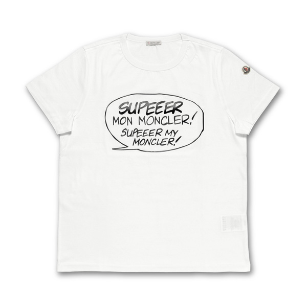 モンクレール MONCLER Tシャツ コピー レディース 8085150 8390X 001 半袖Tシャツ WHITE ホワイト