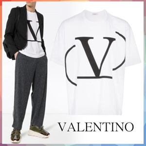 【VALENTINO ヴァレンティノ Tシャツ コピー】VLOGO Tシャツ TV3MG01SLIAA01