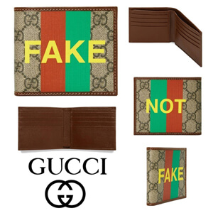 【グッチ】Fake/Not グッチ 財布 偽物プリント*ダブルG*二つ折りウォレット*636166 2GCAG 8280