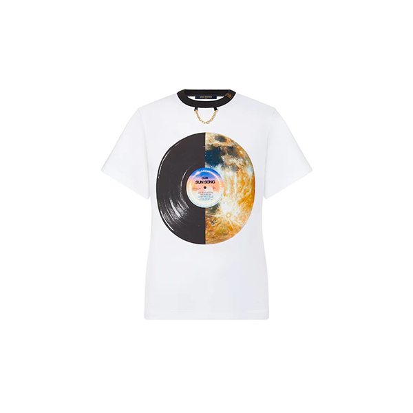 ユニークな ルイヴィトン Tシャツ偽物 SUN SONG T-SHIRT ホワイト 1A98TB