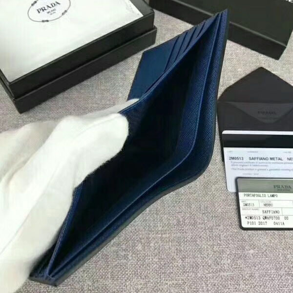 プラダ 財布コピーPRADA サフィアーノカーフ 折りたたみ財布 2M0513 2EG0 SAFFIANO