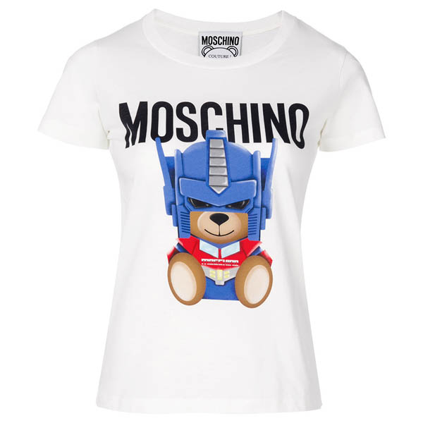 モスキーノ コピーMOSCHINO 2018  トランスフォーマー Fit-Tシャツ