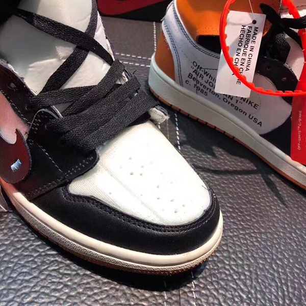 オフホワイト コピー OFF-WHITE ナイキ AIR JORDAN SBB SHOELACESスニーカー 橙色