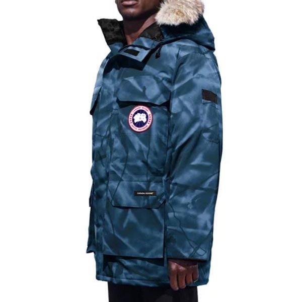 カナダグース スーパーコピー CANADA GOOSE ダウン ブルーカモ ショート丈Wyndham