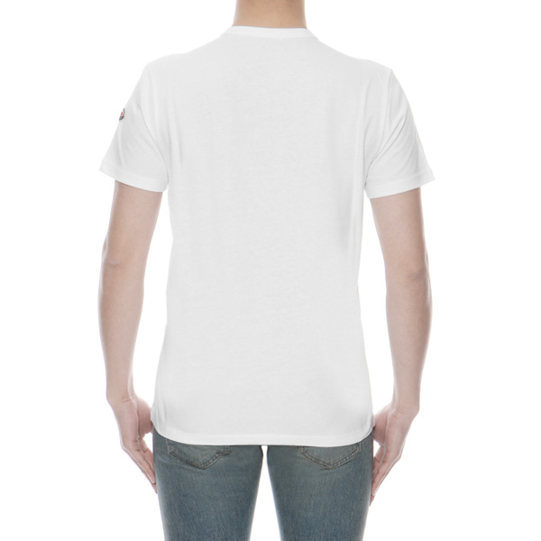 モンクレール MONCLER Tシャツ コピー メンズ 8037150 8390T 001 半袖Tシャツ WHITE ホワイト