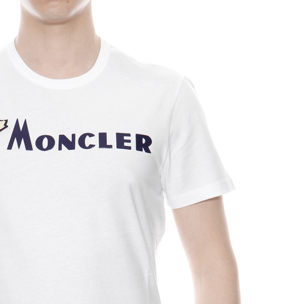 モンクレール MONCLER Tシャツ コピー メンズ 8041850 8390T 001 半袖Tシャツ WHITE ホワイト