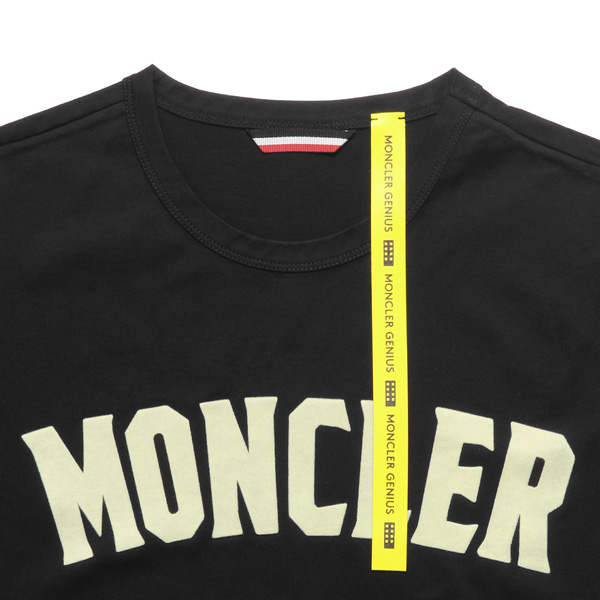 モンクレール MONCLER Tシャツ コピー メンズ 8045350 8390Y 999 半袖Tシャツ BLACK ブラック