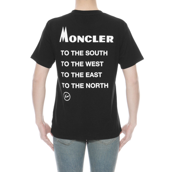 モンクレール MONCLER Tシャツ コピー メンズ 8039850 8391Q 999 半袖Tシャツ BLACK ブラック